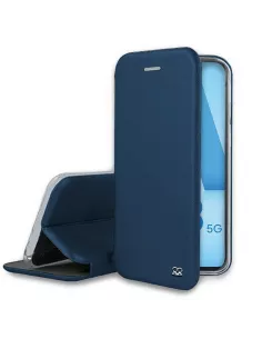 Samsung Galaxy A53 Leather Case Folio Clam - Cosmos Blue | Ibroz
