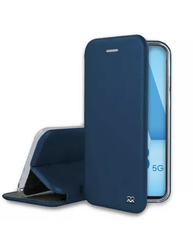 Samsung Galaxy A53 Etui Cuir Folio Clam - Bleu cosmos | Ibroz