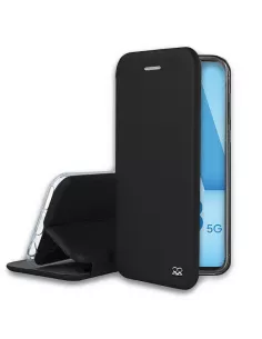 Samsung Galaxy A53 Leather Case Folio Clam - Black | Ibroz