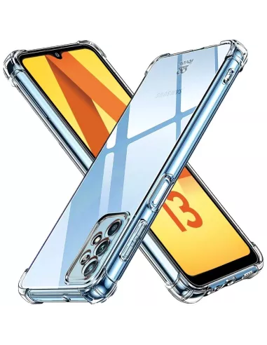 Samsung Galaxy A13 (4G) Pack Coque Antichoc + Protection Ecran 9H -...