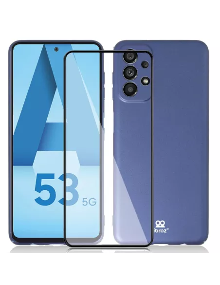 Samsung Galaxy A53 Coque ABS Ultra Fine + Protection Ecran (5D) - 9...