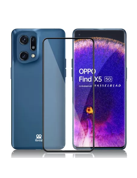 Oppo Find X5 Ultra Thin ABS Case + Screen Protector (5D) - 9H - Bl...