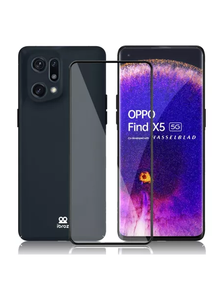Oppo Find X5 Ultra Thin ABS Case + Screen Protector (5D) - 9H - No...