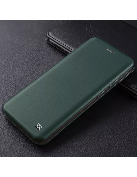 Oppo Find X5 Lite Etui Cuir Folio Clam - Vert Sequoia | Ibroz