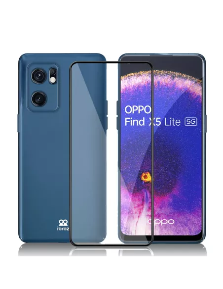 Oppo Find X5 Lite Ultra Thin ABS Case + Screen Protector (5D) - 9H...