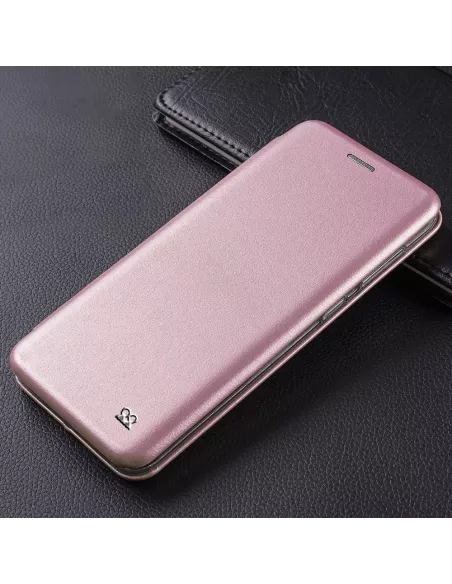 Oppo A96 Etui Cuir Folio Clam - Rose gold | Ibroz