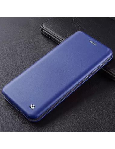 Oppo A96 Etui Cuir Folio Clam - Bleu cosmos | Ibroz