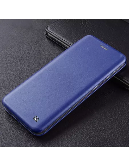 Oppo A96 Etui Cuir Folio Clam - Bleu cosmos | Ibroz