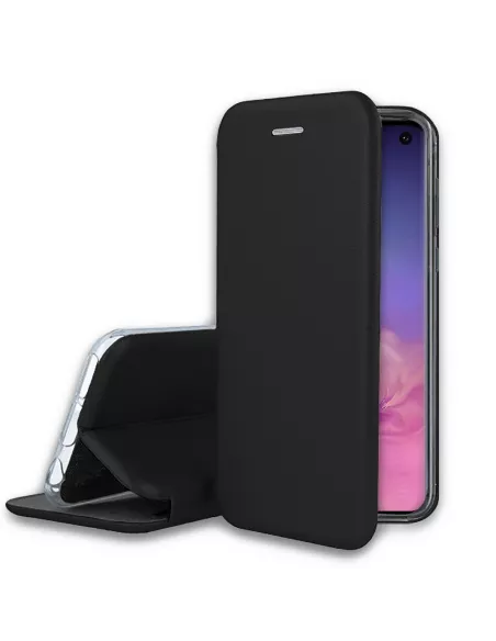Samsung Galaxy S10 Etui Cuir Folio CLAM | Ibroz