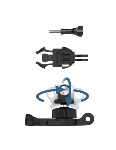 Fixation Gopro sac à dos sur sangle + Base J-Hook Rotative 360° pou...