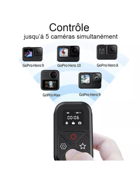 Télécommande sans Fil pour GoPro GoPro Hero 10, 9, 8 et MAX 360 | I...