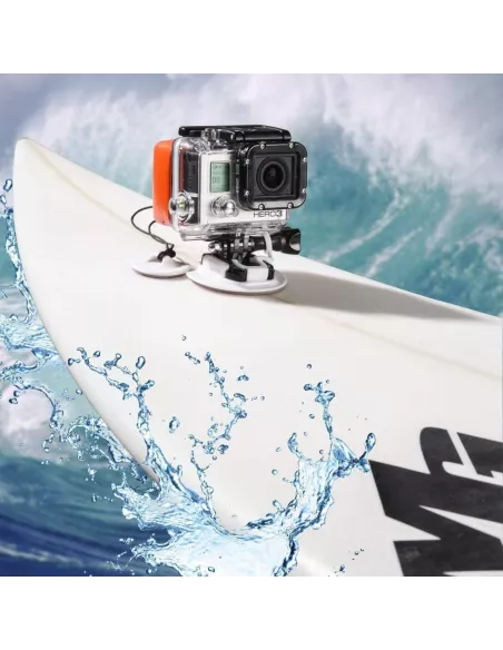 Fixation kit sécurité sur Surf, Paddle, Canoë, Kite Surf pour Gopro...