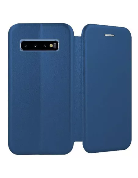 Samsung Galaxy S10 Leather Case Folio CLAM | Ibroz