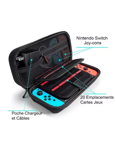 Sacoche, housse, valise de transport pour Nintendo Switch / Switch ...