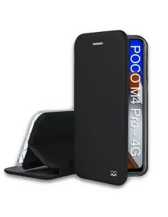 Xiaomi Poco M4 Pro (4G) Etui Cuir Folio Clam - Noir | Ibroz
