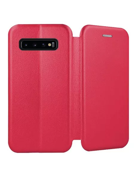 Samsung Galaxy S10 Leather Case Folio CLAM | Ibroz