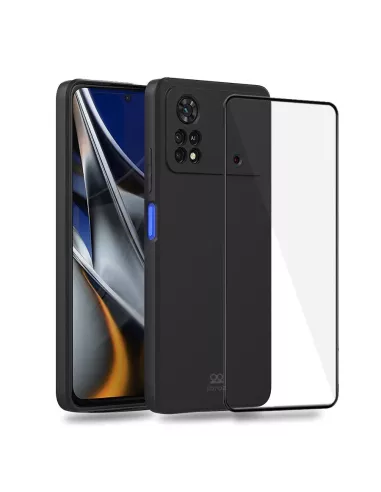 Xiaomi Poco X4 Pro (5G) Coque LSR Liquid Silicone + Protection écra...