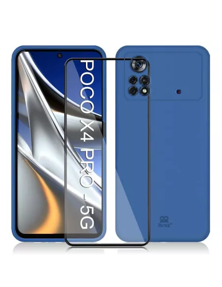 Xiaomi Poco X4 Pro (5G) Coque LSR Liquid Silicone + Protection écra...