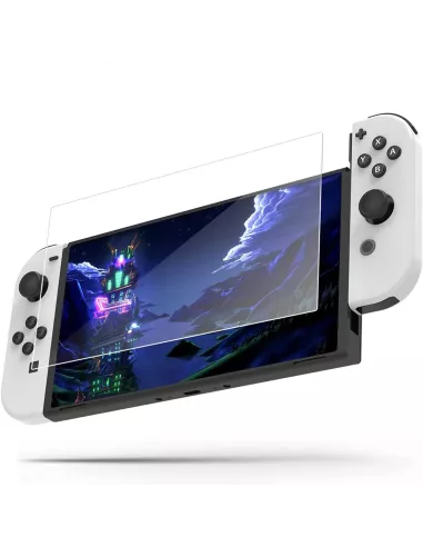 Premium screen protector (x2) in tempered glass 9H Nintendo Switch OL...