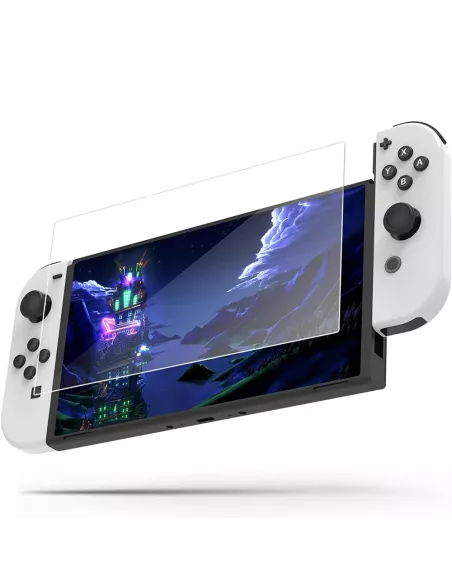 Premium screen protector (x2) in tempered glass 9H Nintendo Switch OL...
