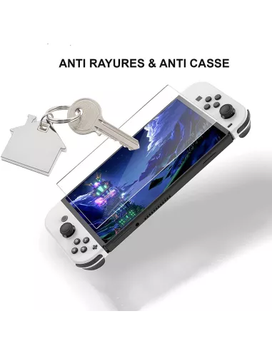 Protection écran Premium (x2) en verre trempé 9H Nintendo Switch OL...