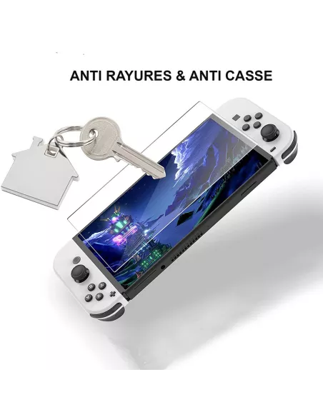 Protection écran Premium (x2) en verre trempé 9H Nintendo Switch OL...