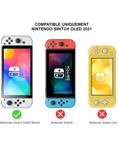 Premium screen protector (x2) in tempered glass 9H Nintendo Switch OL...