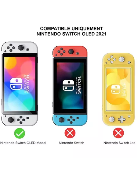 Protection écran Premium (x2) en verre trempé 9H Nintendo Switch OL...