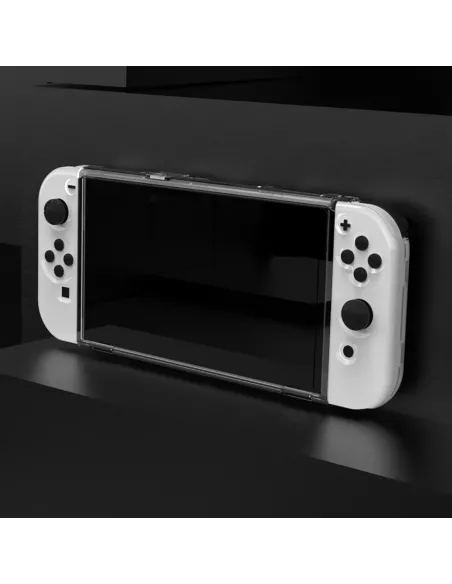 Coque de protection + coque Joy-con Nintendo Swich OLED - Transpare...