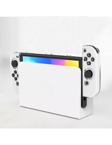 Coque de protection + coque Joy-con Nintendo Swich OLED - Transpare...