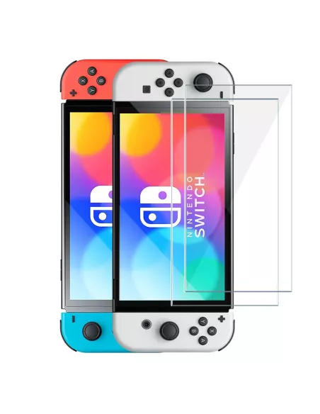 Protection écran Premium (x2) en verre trempé 9H Nintendo Switch OL...