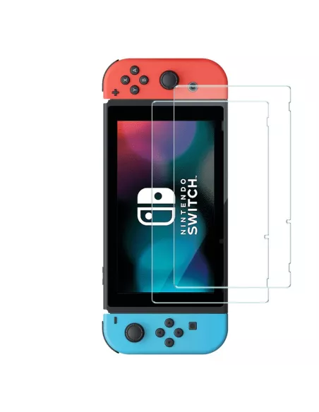 Premium screen protector (x2) in tempered glass 9H Nintendo Switch | ...