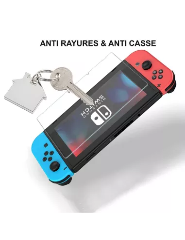 Premium screen protector (x2) in tempered glass 9H Nintendo Switch | ...