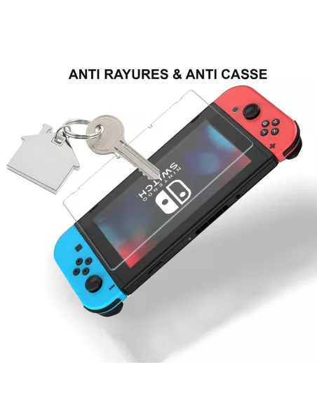 Premium screen protector (x2) in tempered glass 9H Nintendo Switch | ...