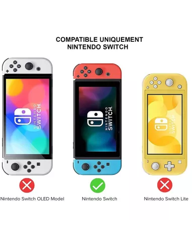 Protection écran Premium (x2) en verre trempé 9H Nintendo Switch | ...