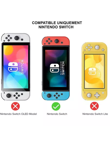 Protection écran Premium (x2) en verre trempé 9H Nintendo Switch | ...