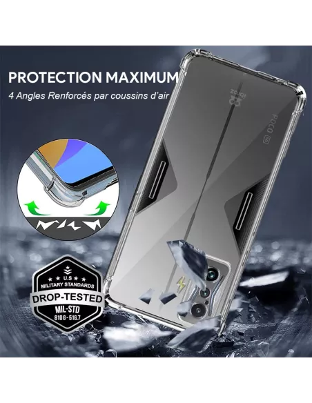 Xiaomi Poco F4 GT (5G) Shockproof Case + 9H Screen Protector Pack -...