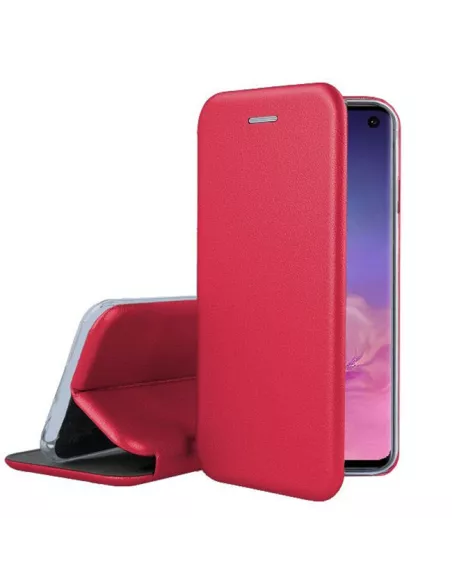 Samsung Galaxy S10e Leather Case Folio CLAM | Ibroz