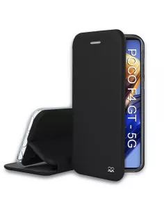 Xiaomi Poco F4 GT (5G) Etui Cuir Folio Clam - Noir | Ibroz