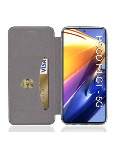 Xiaomi Poco F4 GT (5G) Etui Cuir Folio Clam - Noir | Ibroz