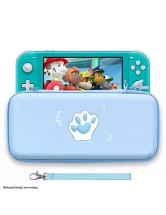Sacoche de rangement "Patte de Chat" pour Nintendo Switch Lite - Bl...