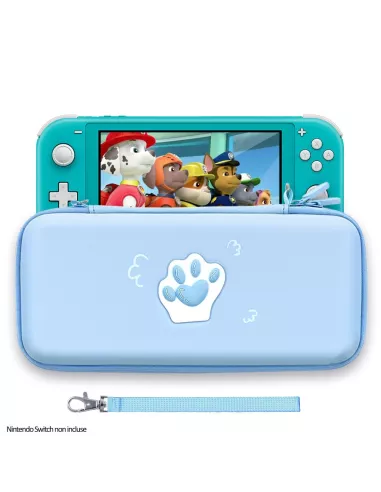 Sacoche de rangement "Patte de Chat" pour Nintendo Switch Lite - Bl...