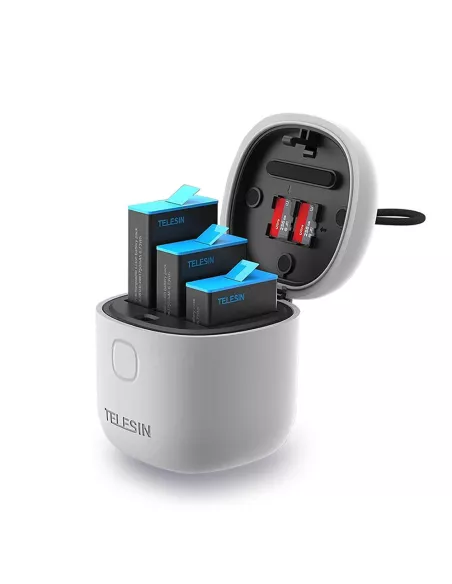 Allin 3 Battery Charging Case for GoPro Hero 8/7/6/5 | Ibroz