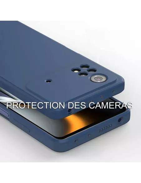 Xiaomi Poco M4 Pro (4G) Coque LSR Liquid Silicone + Protection écra...