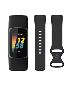Fitbit Charge 5 Sport Wristband - Black | Ibroz