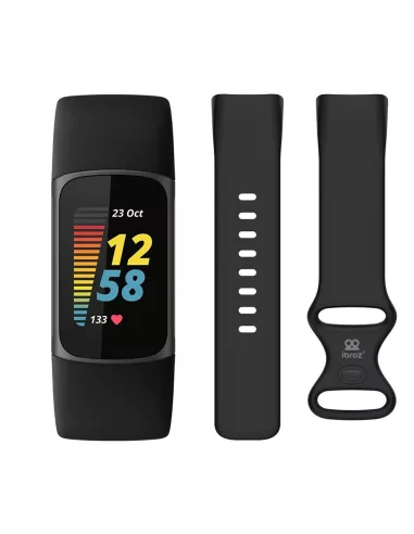 Fitbit Charge 5 Sport Wristband - Black | Ibroz