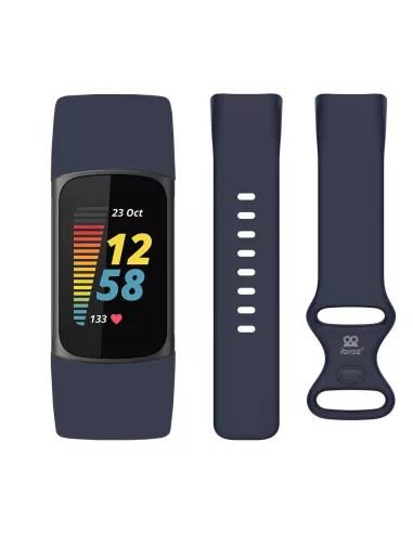 Fitbit Charge 5 Sport Wristband - Navy Blue | Ibroz