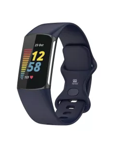 Fitbit Charge 5 Sport Wristband - Navy Blue | Ibroz 2
