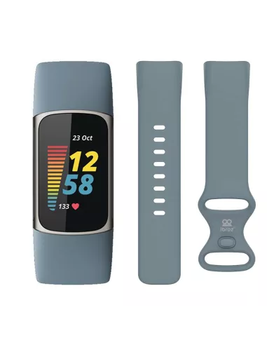 Bracelet Sport Fitbit Charge 5 - Gris bleu | Ibroz