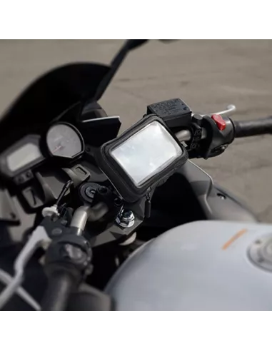 Support pour smartphone universel moto, vélo, vtt sur guidon (barre...